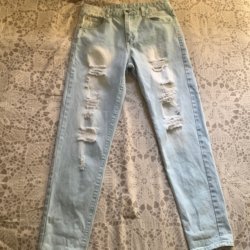 Blue pants